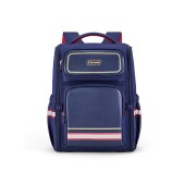 卡拉羊5维防下坠小学4-6年级书包 CX2635藏青