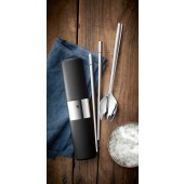 福腾宝(WMF)随行餐具套装-雅致黑3件套My2Go