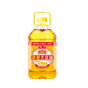 鲁花厨中香浓香大豆油5L