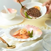 菲米生活伊甸花园喷釉餐具组合（18件套）FM-CJ2401