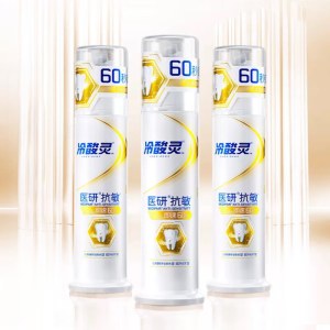 冷酸灵医研抗敏(即速60s)泵式牙膏120克*3