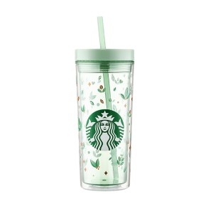 星巴克绿野秘境款清透吸管杯473ml11149179