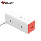 公牛插线板2位带USB全长1.5米GNV-UUP152