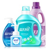 蓝月亮除菌洗2kg+手洗500g+薰衣草柔顺剂2kg+泡沫洗手液255ml
