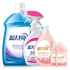 蓝月亮薰衣草洁净3kg+喷雾型衣领净500g+内衣洗500g+内衣洗80g*2