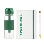 星巴克经典绿色款弹跳提绳杯礼盒795mL11149726