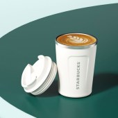 星巴克经典随行杯珍珠白355ml11149173