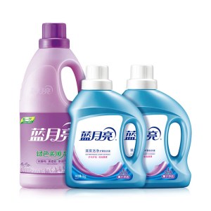 蓝月亮洁净薰衣草1kg*2+薰衣草柔顺剂2kg