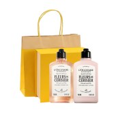 欧舒丹甜蜜樱花沐浴润肤2件套（沐浴露250ml+润肤露250ml）