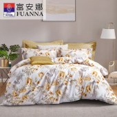 富安娜纯棉四件套-花容月貌203*229cm