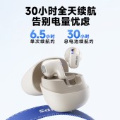 飞利浦TWS蓝牙耳机TAT2169白色