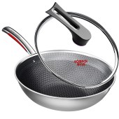康巴赫316三层钢炒锅32cm CHC32A3