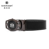 SHERIDAN喜来登男士商务休闲头层牛皮自动扣皮带NL190358S