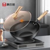 康巴赫匠心无涂层炒锅32cm