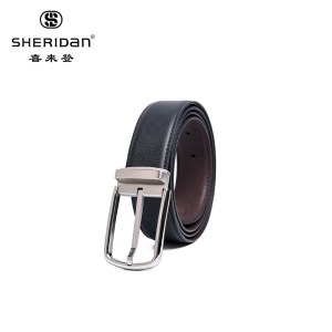 SHERIDAN喜来登男士进口双面牛皮针扣腰带NL180952S
