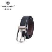SHERIDAN喜来登男士进口双面牛皮针扣腰带NL180952S
