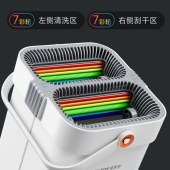 佳帮手刮刮乐塑板标准直柄款拖把-佳灰2布（0.4mm杆）