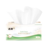 洁柔牌纸面巾(软抽)3层100抽(6包装)JR281-06A