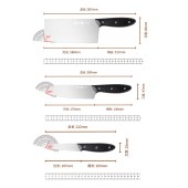 张小泉锋澜系列套装刀具六件套D300321