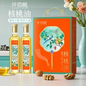 仟佰粮东方雅礼-核桃油双支礼盒500ml*2