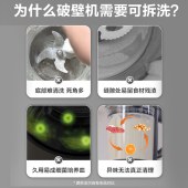 苏泊尔（SUPOR）低音破壁机 变频无刷1.75L家用多功能豆浆机