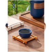 豪爱佳宝石蓝旅行茶具(6件套)HAJ-C2408