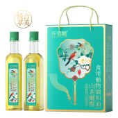 仟佰粮臻萃和美-山茶橄榄食用调和油双支礼盒500ml*2