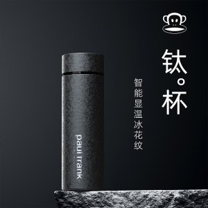 大嘴猴430ml健康99钛抑菌显温保温杯PF903-430（冰花纹）