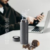 大嘴猴430ml健康99钛抑菌显温保温杯PF903-430（冰花纹）