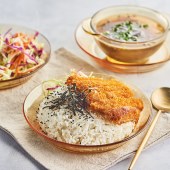 康宁餐具套装 家用耐热玻璃碗碟盘沙拉碗5件套（2个饭碗、1个深盘、1个平盘、1个面碗）