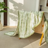 红蜻蜓云丝绒盖毯-青澜暖韵HQT-TZ7103 180*200cm