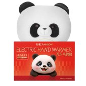 彩虹熊猫可拆洗加厚亲肤绒插手电热暖手宝T616