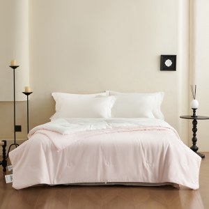 金丝莉200*230cm全棉蚕丝澳毛子母被JB-1521