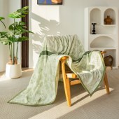 红蜻蜓云丝绒盖毯-青澜暖韵HQT-TZ7103 180*200cm