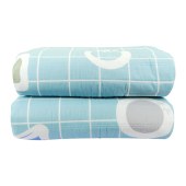 彩虹双控双温定时除螨单面纯棉双人电热毯2*1.8米 1588（花色随机）