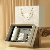 大嘴猴咖啡杯保温杯三件套PFC919T