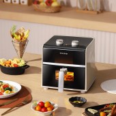 尚朋堂空气炸锅SPT-KZ0412A-D03榛果灰(彩邮)