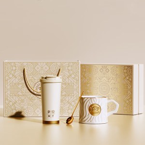 大嘴猴咖啡杯保温杯三件套PFC919T