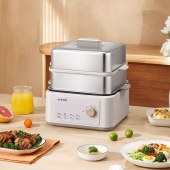 尚朋堂电蒸箱SPT-ZG1213A-C02燕麦白(彩邮)