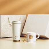 大嘴猴咖啡杯保温杯三件套PFC919T