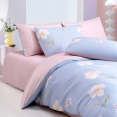 水星家纺氧棉时光茶氨酸全棉抗菌四件套200*230cm