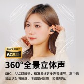 兰士顿时尚耳夹式蓝牙耳机 ClipBuds R2 MAX 黑色