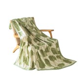 红蜻蜓云丝绒盖毯-杏运倾绕HQT-TZ7105  150*200cm