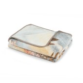 水星家纺840gDH秋日温情法兰绒毯150*200cm（126358）