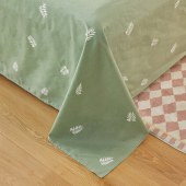 红蜻蜓时尚全棉四件套-春光绿叶HQT-1027DZ