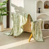 红蜻蜓云丝绒盖毯-青澜暖韵HQT-TZ7103 180*200cm