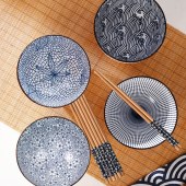 佰造谷田陶瓷餐具八件套BZ-CJ008A