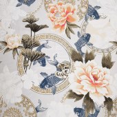 富安娜纯棉四件套-锦绣流莲YR