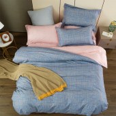 多喜爱-纯棉抗菌四件套-格韵