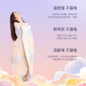 彩虹化纤印花单人电热毯1.5*0.7米 T1570